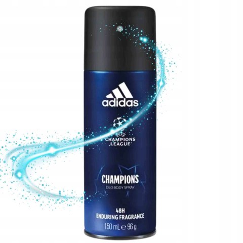 Adidas Champions League Zestaw Męski Edt 100Ml + Żel 250Ml + Deo 150Ml
