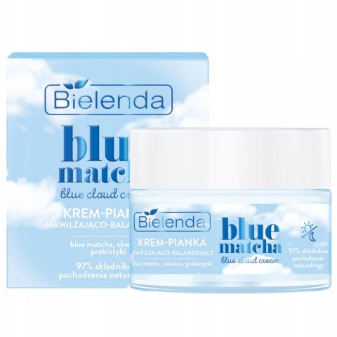 Bielenda Blue Matcha: Zestaw Pielęgnacyjny Twarzy Esencja, Krem, Krople