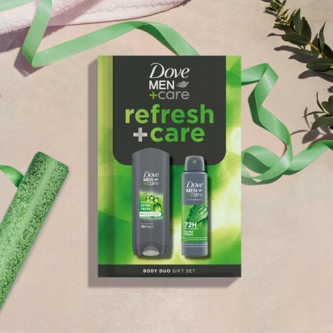 Dove Men+Care Zestaw Body Duo Extra Fresh Żel I Antiperspirant 250/150Ml