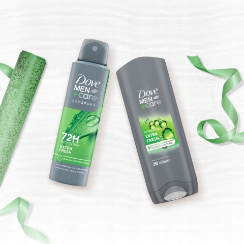 Dove Men+Care Zestaw Body Duo Extra Fresh Żel I Antiperspirant 250/150Ml