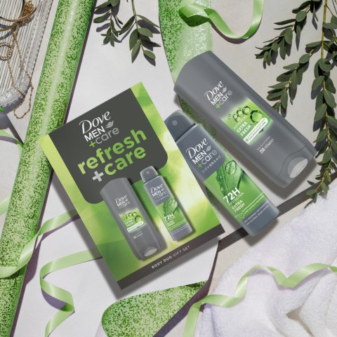 Dove Men+Care Zestaw Body Duo Extra Fresh Żel I Antiperspirant 250/150Ml