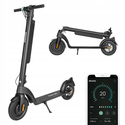 Hulajnoga Elektryczna 4Swiss Ex6 Up 350W 15Kg Składana Miejska 40Km Mobilna