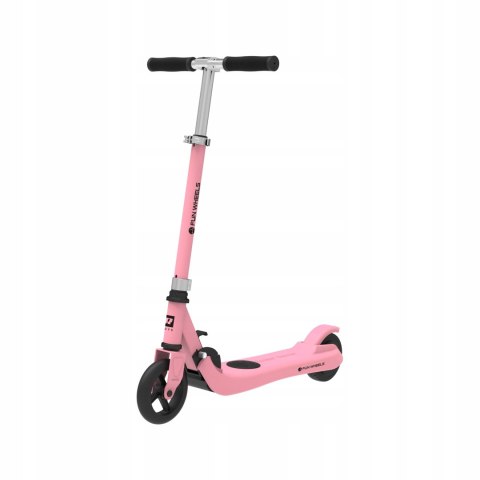 Hulajnoga Elektryczna Fun Wheels 12 Km/H 50Kg, Składana, Regulowana, Różowa