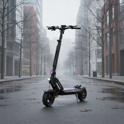 Hulajnoga Elektryczna Kamikaze K1 1400W Led Rgb 60Km, Zimowe Opony Nfc