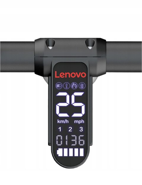 Hulajnoga Elektryczna Lenovo M2 350W, Trójna Amortyzacja, Składana 3 Sekund