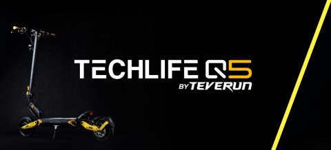 Legalna Hulajnoga Techlife Q5 2.0 Rs 3000W 10-Cal Koła, Samsung Bat, Nfc