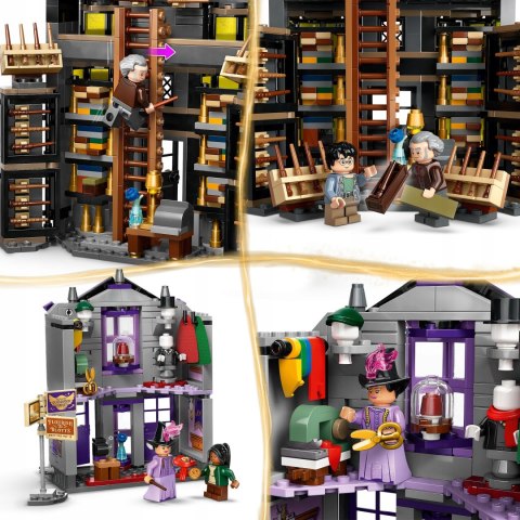 Lego Harry Potter 76439: Sklepy Ollivandera I Madame Malkin, 6 Minifigurek