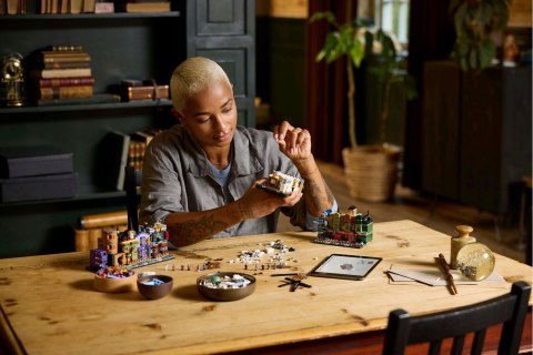 Lego Harry Potter 76444 Magiczne Sklepy Na Ulicy Pokątnej Zestaw Dorosłych