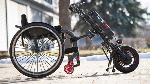 Napęd Elektryczny Techlife W1 Przystawka Do Wózków Inwalidzkich 350W 30Km