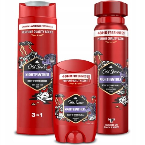 Old Spice Zestaw Podarunkowy Night Panther 3W1 Dezodorant+Żel+Gry Planszowe
