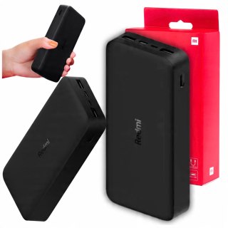 Powerbank Xiaomi Redmi 20000 Mah 22.5W: Usbc, Pd, Qc 3.0, 2 Wyjścia, Czarny