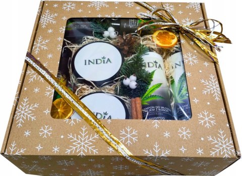 Zestaw Prezentowy Naturalne Kosmetyki Spa Dla Niej Olej Konopny 8 Produktów