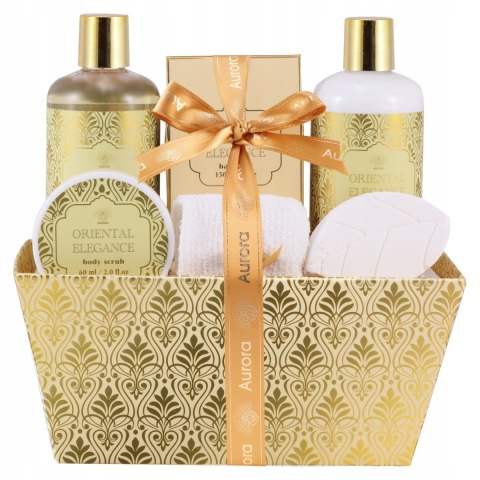 Aurora Zestaw Kosmetyków Do Kąpieli: Szampon, Balsam, Peeling, Sół Oriental