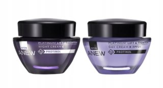 Avon Liftingujący Krem 50+ Anew Platinum 50Ml Day Spf20 + Night Z Protinol