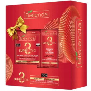 Bielenda Super Trio 70+ Krem I Serum Przeciwzmarszczkowe Dla Cery Dojrałej