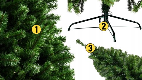 Choinka Sztuczna 120Cm Pvc Sosna - Trwała, Łatwa W Montażu, Ekologiczna