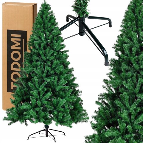 Choinka Sztuczna 210 Cm Naturalna 130 Cm + Metalowy Stojak, Realistyczny
