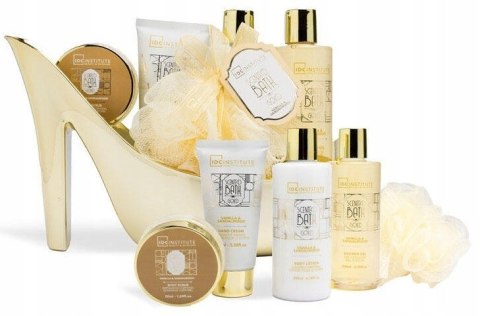 Elegancki Zestaw Kosmetyków Spa - Żel, Balsam, Krem, Peeling, Myjka, Kokos