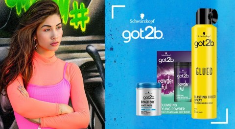 Got2b Glued Spray Utrwalający 2X300ml - Kosmiczna Moc, Dyfuzor, Pantenol