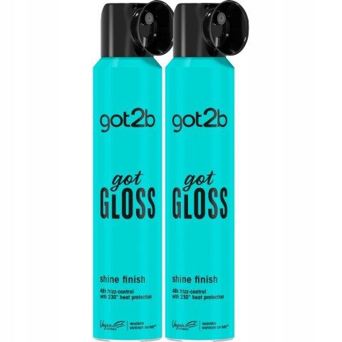 Got2b Gotgloss Nabłyszczający Spray 48H Puszenie Ochrona 230°C Wegański