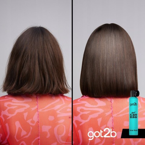 Got2b Gotgloss Nabłyszczający Spray 48H Puszenie Ochrona 230°C Wegański