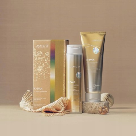 Joico K-Pak Szampon 300Ml + Odżywka 250Ml Hologram - Odbudowa+Nawilż Włosów