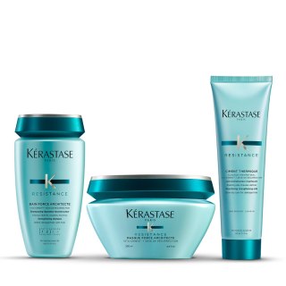 Kerastase Resistance Force Zestaw: Szampon 250Ml, Maska 200Ml, Cem. 150Ml