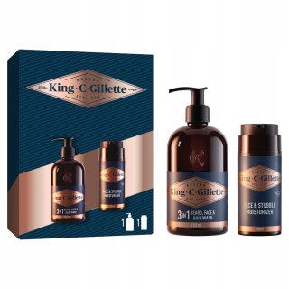 King C. Gillette Perfect Beard Care 3W1 Zestaw Do Pielęgnacji Brody/Zarostu