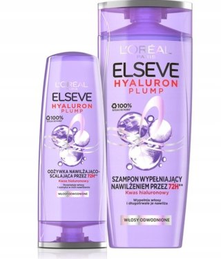 L'OrÉAl Elseve: Szampon 400Ml + Odżywka 200Ml Hyaluron Plump Nawilżające