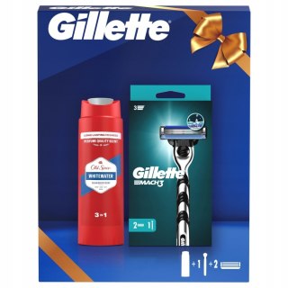 Maszynka Gillette Mach3 Zestaw Upominkowy: 2 Ostrza I Żel 3W1 Old Spice