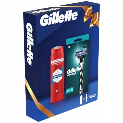 Maszynka Gillette Mach3 Zestaw Upominkowy: 2 Ostrza I Żel 3W1 Old Spice