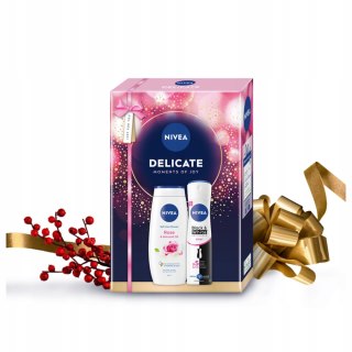 Nivea Delicate Zestaw Prezentowy Żel Pod Prysznic I Antiperspirant 72H