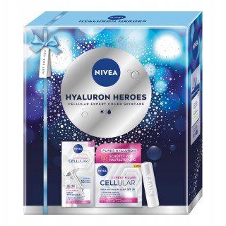 Nivea Hyaluron Heroes - Zestaw Prezentowy Anti-Age Nawilżający Dla Kobiet
