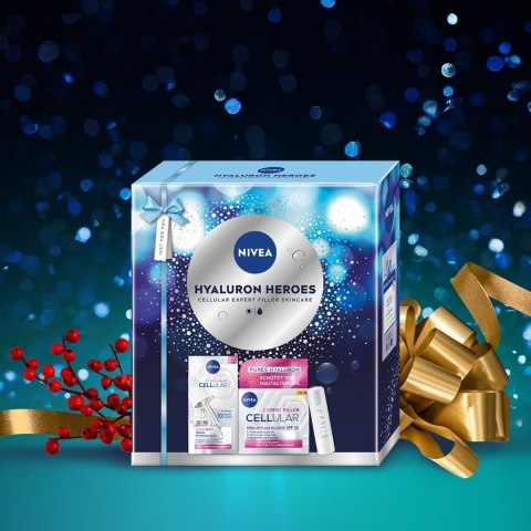 Nivea Hyaluron Heroes - Zestaw Prezentowy Anti-Age Nawilżający Dla Kobiet
