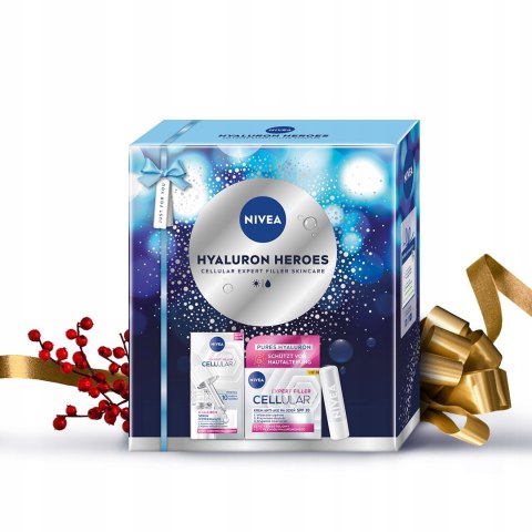 Nivea Hyaluron Heroes - Zestaw Prezentowy Anti-Age Nawilżający Dla Kobiet