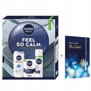 Nivea Men Nivea Men Sensitive Żel Pod Prysznic 3W1, 250Ml