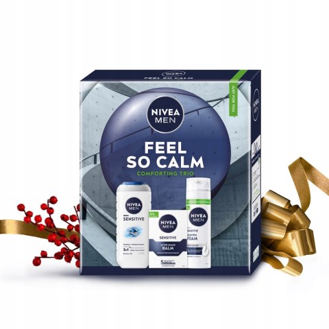 Nivea Men Nivea Men Sensitive Żel Pod Prysznic 3W1, 250Ml