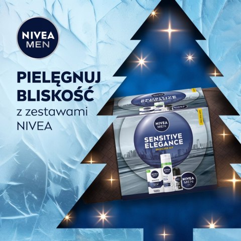 Nivea Men Sensitive Zestaw 4W1 Dla Wrażliwej Skóry Z Kosmetyczką I Kartką