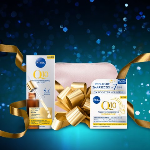 Nivea Q10 Elegance Zestaw Prezentowy Przeciwzmarszczkowy Krem I Serum