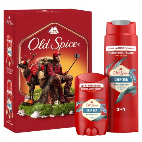 Old Spice Deep Sea Zestaw Prezentowy Dla Niego, Dezodorant 50Ml/Żel 250Ml