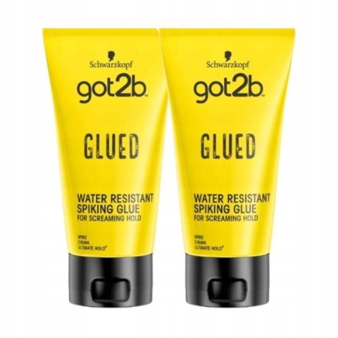 Schwarzkopf Got2b Glued 2X150ml - Wodoodporny Klej, Ekstremalne Utrwalenie