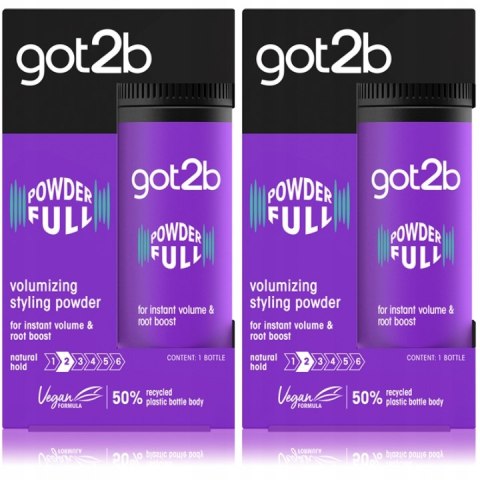 Schwarzkopf Got2b Volume Puder Do Nadawania I Kontrolowania Objętości 2X10g