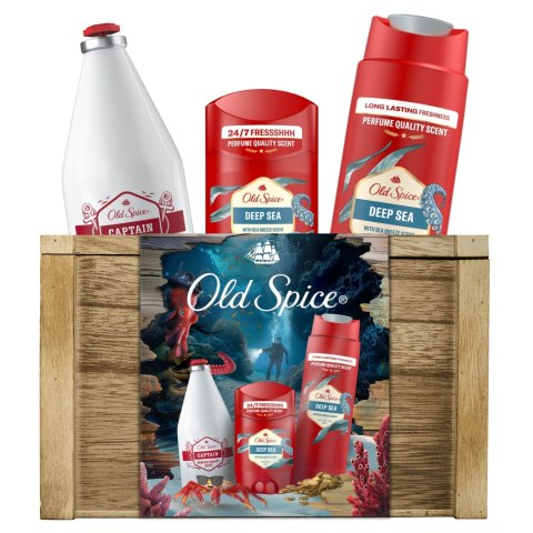 Zestaw Kosmetyków Old Spice Treasure Chest - Dezodorant, Żel Oraz Balsam