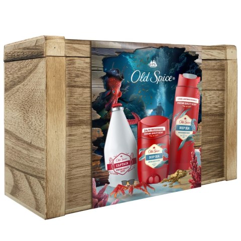 Zestaw Kosmetyków Old Spice Treasure Chest - Dezodorant, Żel Oraz Balsam