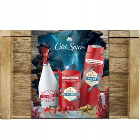 Zestaw Kosmetyków Old Spice Treasure Chest - Dezodorant, Żel Oraz Balsam