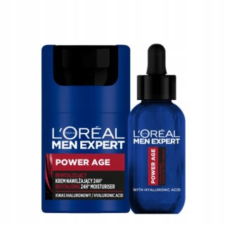 Zestaw L'OrÉAl Men Expert Power Age Krem I Serum Z Kwasem Hialuronowym