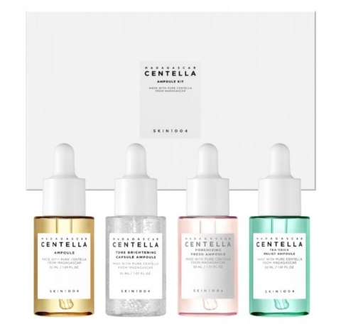Zestaw Serum Madagascar Centella 4 Szt - Nawilżenie I Rozświetlanie Skóry