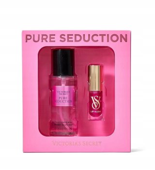 Zestaw Victorias Secret Mgiełka 75 Ml Olejek Do Ust 3,2 Gr Pure Seduction