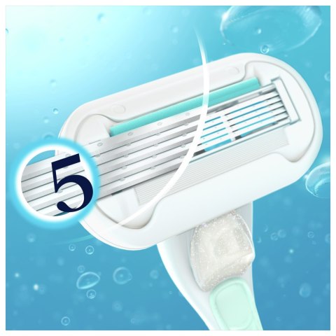 Gillette Zestaw Venus 3 Ostrza, Wkłady Nawilżające I Kosmetyczka Golenie