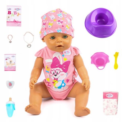 Interaktywna Lalka Baby Born Dziewczynka 43Cm Z Akcesoriami Realistycznymi